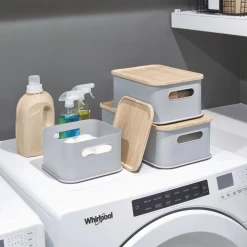 Interdesign ECO Plastic Medium Storage Bin With Handles -Home-Kitchen interdesign interdesign eco plastic medium storage 2