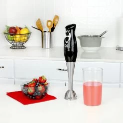 Kalorik 200 Watt Hand Blender With Mixing Cup, Black -Home-Kitchen kalorik kalorik 200 watt hand blender with mixing 2