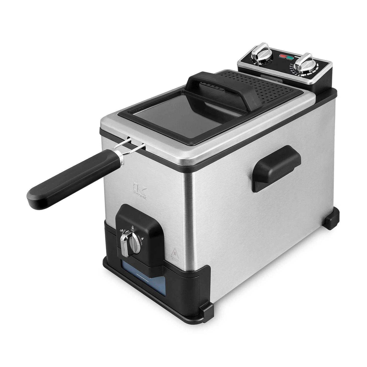 Kalorik Stainless Steel 4.2 Quart Deep Fryer With Oil Filtration XL 5 Kalorik Stainless Steel 4.2 Quart Deep Fryer With Oil Filtration XL - Image 3