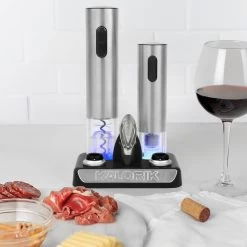 Kalorik Wine Lovers Set With Opener And Preserver, Stainless Steel