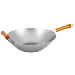Ken Hom Carbon Steel Wok 14''