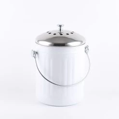 Kitchen Basics White Compost Bin