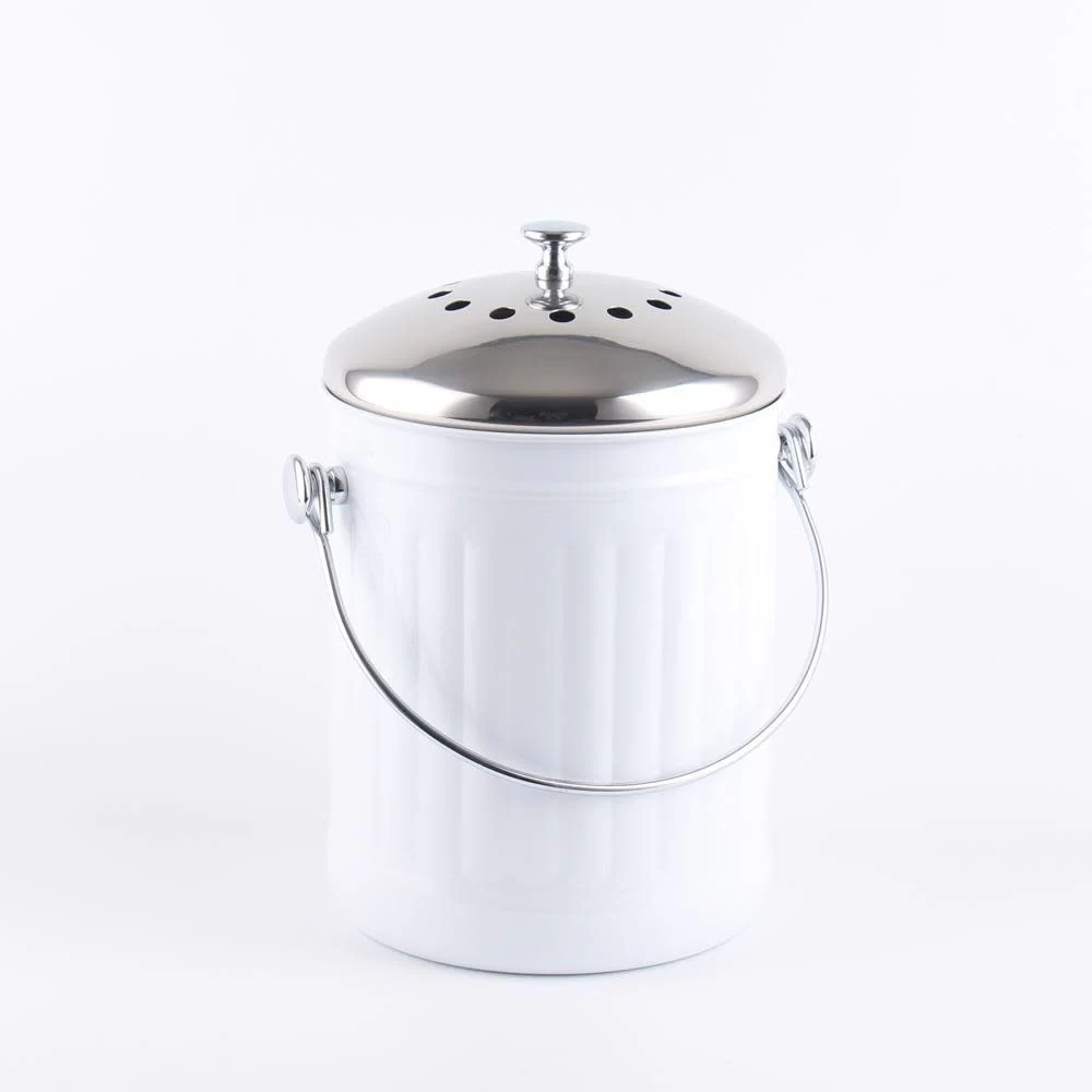 Kitchen Basics White Compost Bin 3 Kitchen Basics White Compost Bin