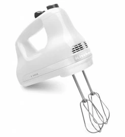 KitchenAid 5-Speed Ultra Power White Hand Mixer