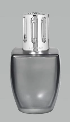 Lampe Berger June Grey Satin Lamp Gift Set - Aloe Vera Water