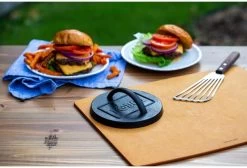 Lodge 6.25" Seasoned Cast Iron Burger Press -Home-Kitchen lodge lodge 625 seasoned cast iron burger press 5