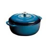 Lodge 7.5 Quart Blue Enameled Cast Iron Dutch Oven 1 Lodge 7.5 Quart Blue Enameled Cast Iron Dutch Oven -Home-Kitchen lodge lodge 75 quart blue enameled cast iron dutch