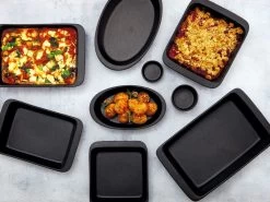 Maxwell & Williams Caviar Oval Baker 35x21cm Black -Home-Kitchen maxwell williams maxwell williams caviar oval bake 1