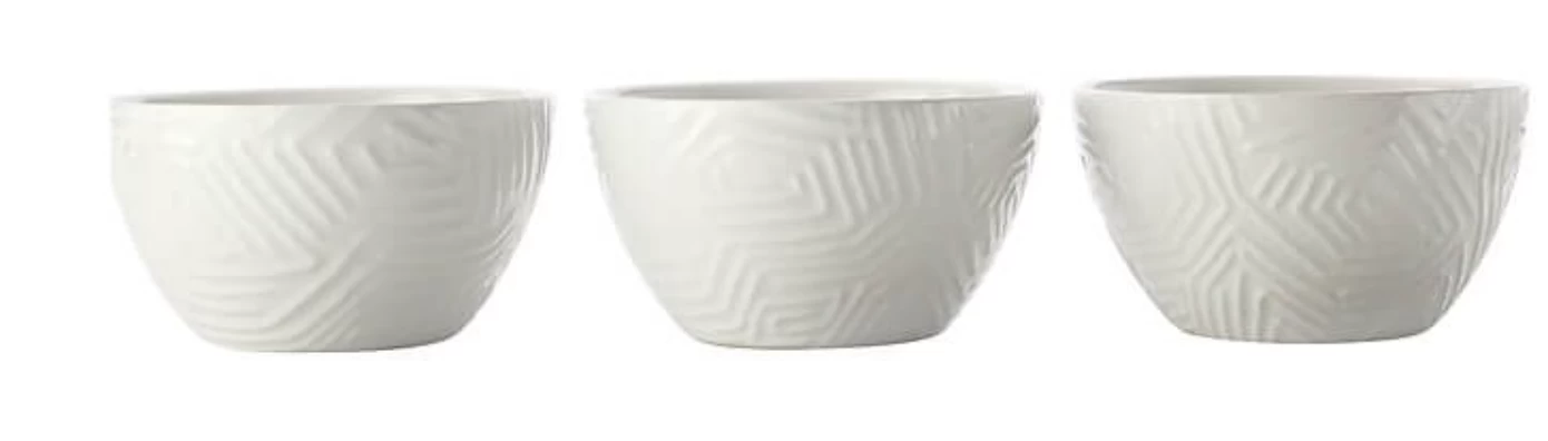 Maxwell & Williams "Dune" 3 Bowl Set 12cm 3 Maxwell & Williams "Dune" 3 Bowl Set 12cm