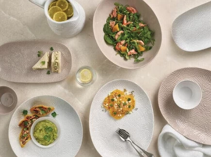 Maxwell & Williams Dune Oval Serving Bowl White 32x27cm 4 Maxwell & Williams Dune Oval Serving Bowl White 32x27cm - Image 2