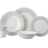 Maxwell & Williams "Jewel Rim" Dinner Set 20pc Black