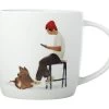 Maxwell & Williams Marc Martin Mug 400ML ''Cafe Waiting'' -Home-Kitchen maxwell williams maxwell williams marc martin mug 2