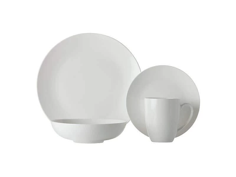 Maxwell & Williams White Basics ''Fitzrovia Coupe'' Dinner Set 16PC 3 Maxwell & Williams White Basics ''Fitzrovia Coupe'' Dinner Set 16PC