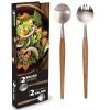 Danesco Salad Servers Set -Home-Kitchen natural living danesco salad servers set