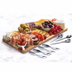 Natural Living 10 Pc Charcuterie Tool Set -Home-Kitchen natural living natural living 10 pc charcuterie to 1