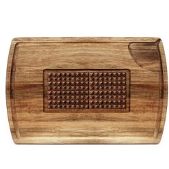 Natural Living ACACIA Multi-Function Carving Board -Home-Kitchen natural living natural living acacia multi functio 2