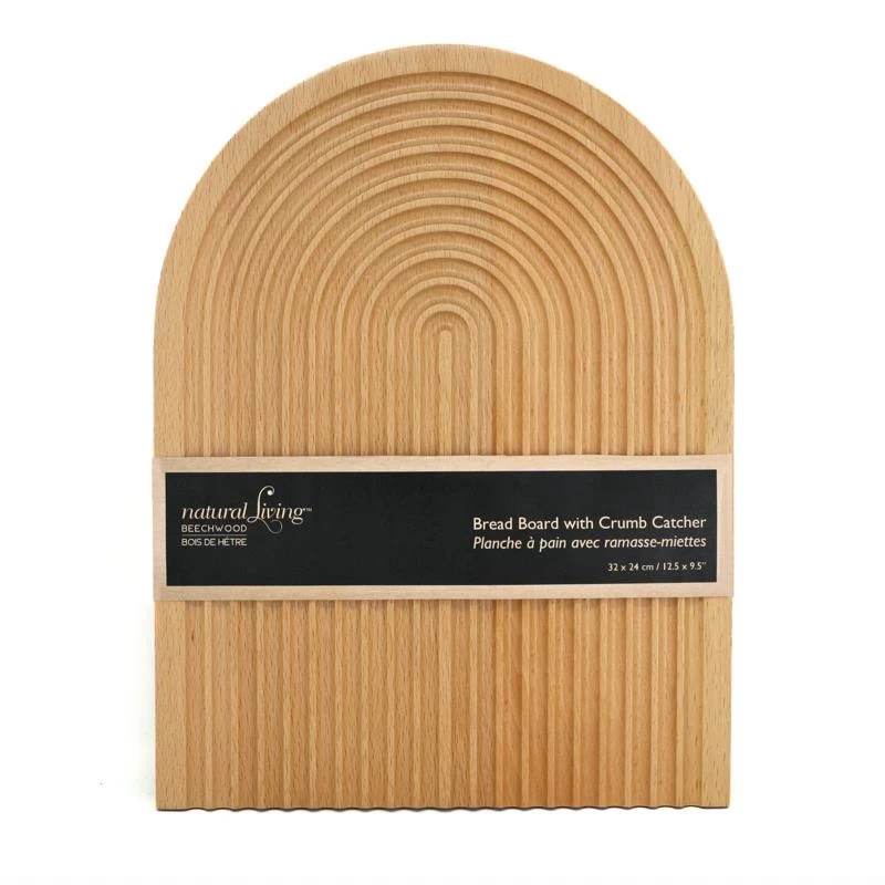 Natural Living Breadboard With Crumb Catcher 6 Natural Living Breadboard With Crumb Catcher - Image 4