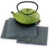 SLATE PLATES, S/4, 6" 2 SLATE PLATES, S/4, 6" -Home-Kitchen natural living slate plates s 4 6