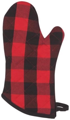 Now Designs 13" Superior Buffalo Check Red Oven Mitt