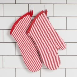Now Designs 13" Superior Red Stripe Oven Mitt 8 Now Designs 13" Superior Red Stripe Oven Mitt -Home-Kitchen now designs now designs 13 superior red stripe ove 2