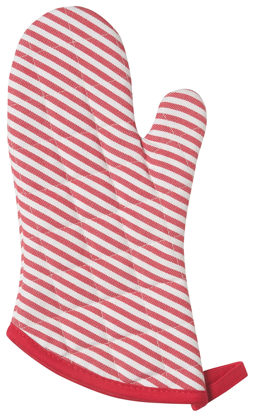 Now Designs 13" Superior Red Stripe Oven Mitt 3 Now Designs 13" Superior Red Stripe Oven Mitt