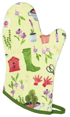 Now Designs Garden Chef Quilted Oven Mitt 13"