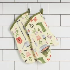 Now Designs Garden Chef Quilted Oven Mitt 13" -Home-Kitchen now designs now designs garden chef quilted oven m 3