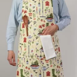 Now Designs Garden Cotton Chef's Apron -Home-Kitchen now designs now designs garden cotton chefs apron 3