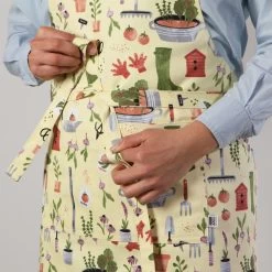 Now Designs Garden Cotton Chef's Apron -Home-Kitchen now designs now designs garden cotton chefs apron 4
