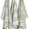 Now Designs Jumbo Sage Green Dishtowels, Set Of 3 -Home-Kitchen now designs now designs jumbo sage green dishtowel