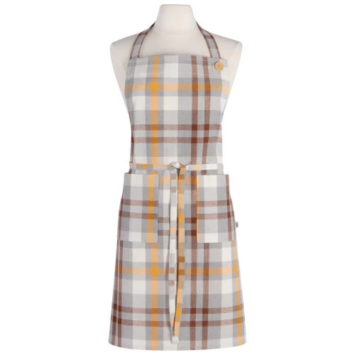 Now Designs "Maize Plaid" Brown Spruce Apron 3 Now Designs "Maize Plaid" Brown Spruce Apron