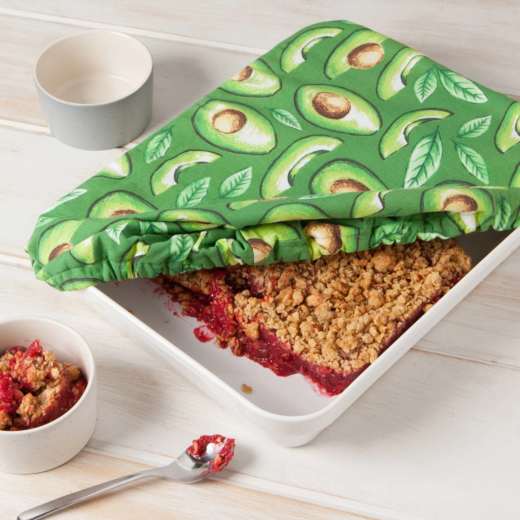 NowDesigns Baking Dish Cover Avocados 9x13 4 NowDesigns Baking Dish Cover Avocados 9x13 - Image 2