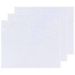 NowDesigns White Barmop 16x19", Set Of 3