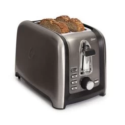 Oster® 2-Slice Toaster, Black Stainless -Home-Kitchen oster 2 slice toaster black stainless 4