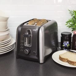 Oster® 2-Slice Toaster, Black Stainless -Home-Kitchen oster 2 slice toaster black stainless 7