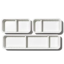 OXO 3 Pc Slim Adjustable Drawer Bin Set -Home-Kitchen oxo oxo 3 pc slim adjustable drawer bin set 2