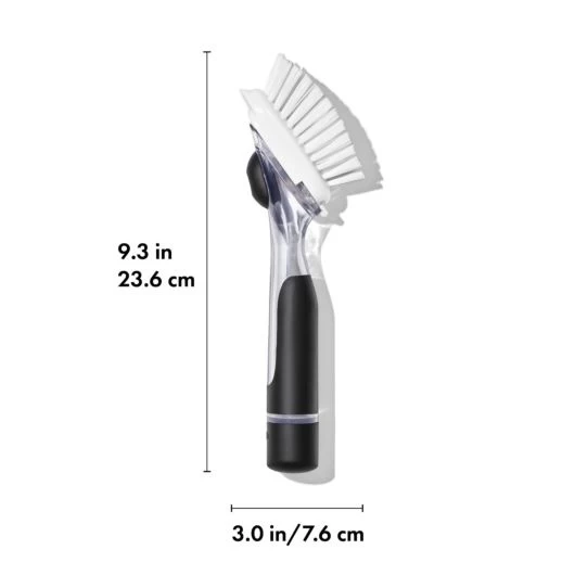 OXO Nylon Bristle Soap Dispensing Dish Brush 6 OXO Nylon Bristle Soap Dispensing Dish Brush - Image 4
