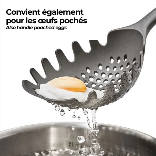 OXO Pasta Scoop Strainer 7 OXO Pasta Scoop Strainer - Image 5