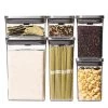 Oxo Steel POP 2.0 Container Set - 6 Pieces -Home-Kitchen oxo oxo steel pop 20 container set 6 pieces