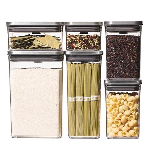 Oxo Steel POP 2.0 Container Set - 6 Pieces 3 Oxo Steel POP 2.0 Container Set - 6 Pieces