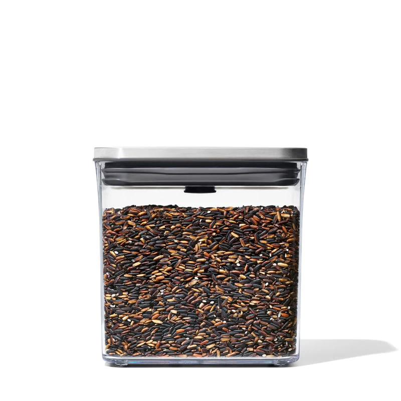 Oxo Steel POP 2.0 Small Short Rectangle Container 1.6 L 3 Oxo Steel POP 2.0 Small Short Rectangle Container 1.6 L