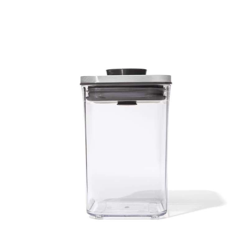 Oxo Steel POP 2.0 Small Square Short Container 1 L 4 Oxo Steel POP 2.0 Small Square Short Container 1 L - Image 2