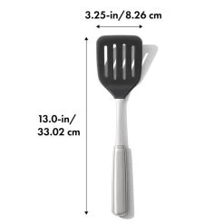 OXO SteeL® Silicone Turner -Home-Kitchen oxo oxo steel silicone turner 4