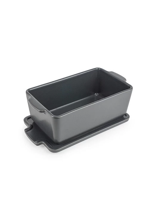 Peugeot 'Appolia' Slate-Gray Ceramic Terrine 20 Cm 3 Peugeot 'Appolia' Slate-Gray Ceramic Terrine 20 Cm