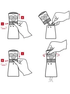 Peugeot Daman Manual Nutmeg Mill In Stainless And Acrylic -Home-Kitchen peugeot peugeot daman manual nutmeg mill in stainl 4