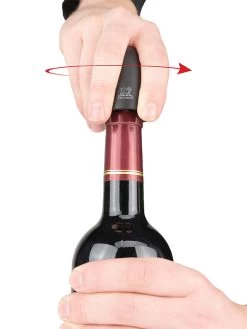 Peugeot "Elis" Stainless Steel Touch Electric Rechargeable Corkscrew -Home-Kitchen peugeot peugeot elis stainless steel touch electri 3
