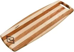 Labell Boards 8.5 X 18" Cherry And Maple Serving Board