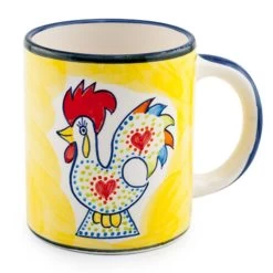 Portugal Imports Joyful Rooster Mug -Home-Kitchen portugal portugal imports joyful rooster mug 2
