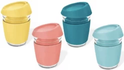 Reusable Borosilicate/silicone Mug 375ml