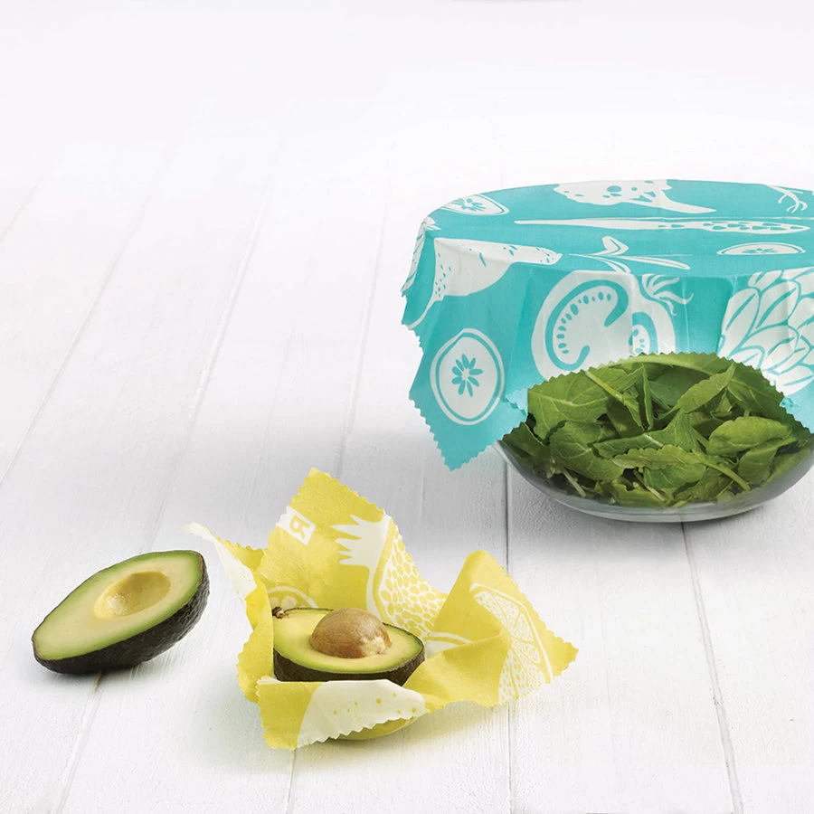 Ricardo Set Of 4 Small Yellow Reusable Food Wraps 3 Ricardo Set Of 4 Small Yellow Reusable Food Wraps